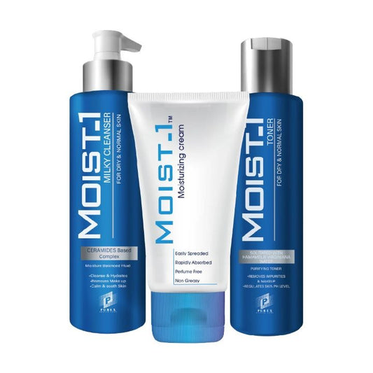مويست-1 روتين للعناية بالبشرة الجافة والحساسة