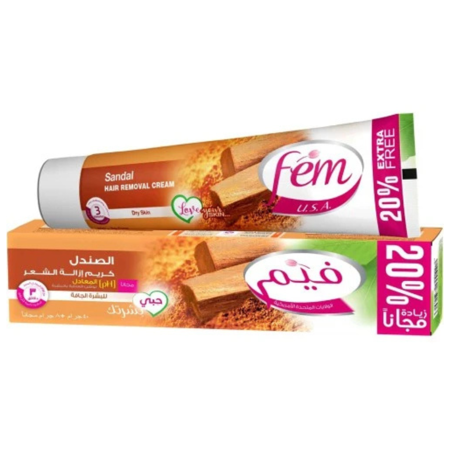 فيم كريم ازالة شعر للبشرة الجافة 40 جم