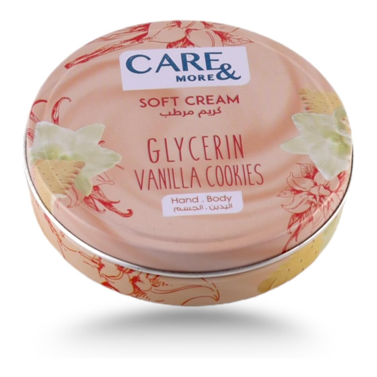 كير اند مور سوفت كريم جلسرين 75 مل - فانيليا وكوكيز