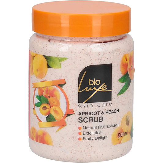 بايو لوكس مقشر المشمش والخوخ 500 مل